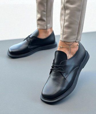 Жіночі туфлі на низькому ходу натуральна шкіра 1-1 13047-41 фото