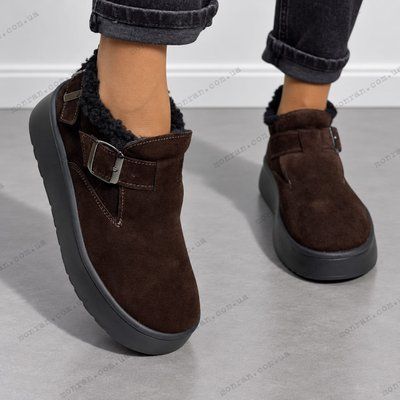 Женские зимние ботинки на платформе натуральная замша 1-3 20134-36 фото
