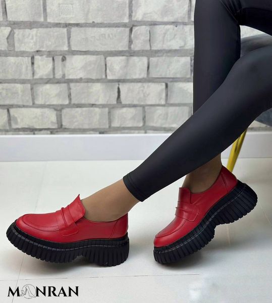 Женские туфли на высокой платформе натуральная кожа 1-1 10927 фото