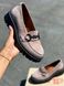 Жіночі туфлі - лофери на платформі натуральна замша 1-1 11520 фото 3
