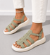Женские сандали переплеты на платформе натуральная замша 2-4 13056-36 фото 1