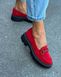 Жіночі туфлі - лофери на платформі натуральна замша 1-1 11524 фото 1