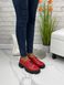 Жіночі туфлі червоні на протекторної підошві натуральна шкіра TOTIS 1-3 19100 фото 3
