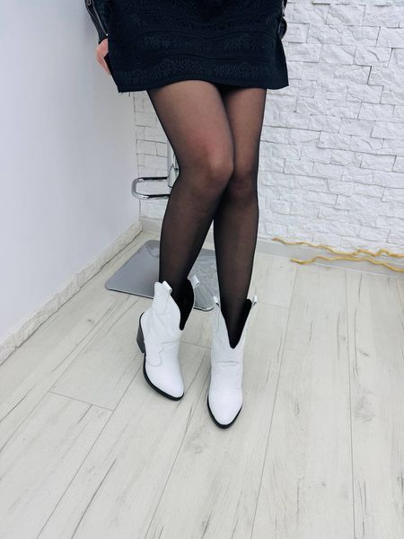 Жіночі чоботи - козаки на підборах натуральна шкіра 2-6 10063-z фото