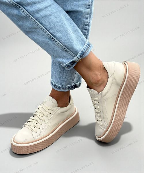 Женские кроссовки на платформе натуральная кожа 1-3 12280-36 фото