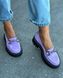 Жіночі туфлі - лофери на платформі натуральна замша 1-3 11522 фото 5