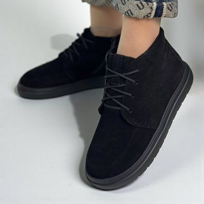 Женские ботинки на низком ходу натуральная замша 1-5 20180-36 фото