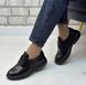 Жіночі туфлі чорні невисока платформа на шнурках натуральна шкіра 2-1 13239 фото 2