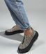 Жіночі кеди із змійкою спереду на платформі 1-1 13650-36 фото 2