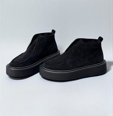 Женские ботинки хайтопы на платформе натуральная замша 1-4 13557-36 фото