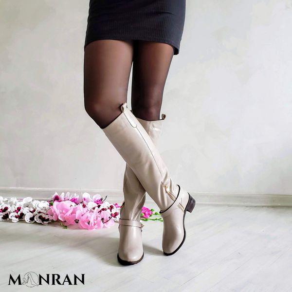 Жіночі чоботи високі з натуральної шкіри 2-3 10146-42 фото