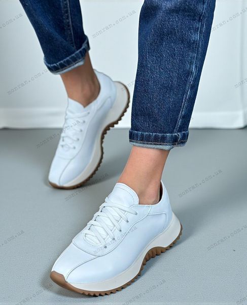Жіночі кросівки на платформі натуральна шкіра 1-4 18111-36 фото