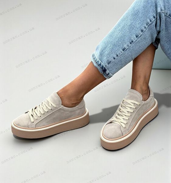 Женские кроссовки на платформе натуральная замша 2-1 10660-36 фото
