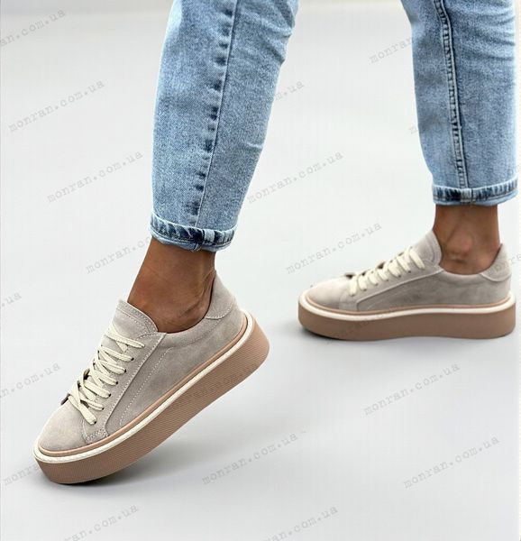 Женские кроссовки на платформе натуральная замша 2-1 10660-36 фото
