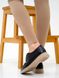 Жіночі туфлі на низькому ходу чорні натуральна шкіра 4-1 11568 фото 2