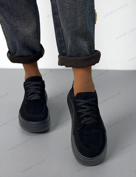 Жіночі кеди на платформі натуральна замша 1-3 15459-36 фото
