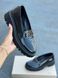 Жіночі туфлі - лофери на платформі натуральний лак 3-1 11516 фото 4